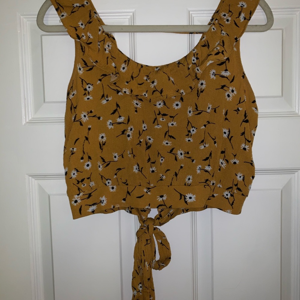 Sunflower Tie Tank